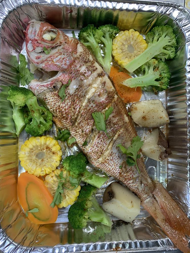Order 17. Whole Red Snapper food online from Jamaica fish market store, Richmond Hill on bringmethat.com