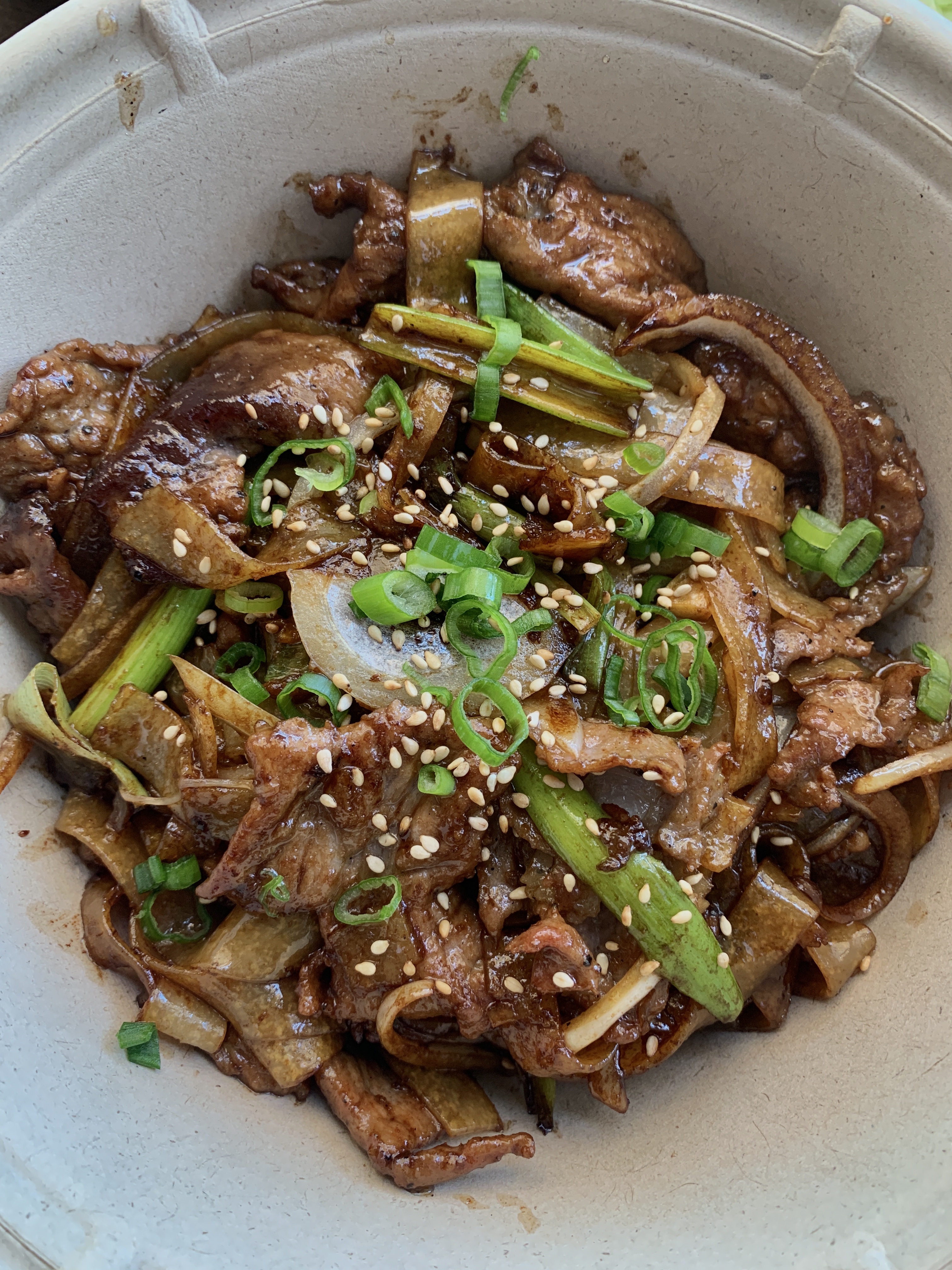 Order Beef Chow Fun  food online from Steamy Piggy store, San Diego on bringmethat.com