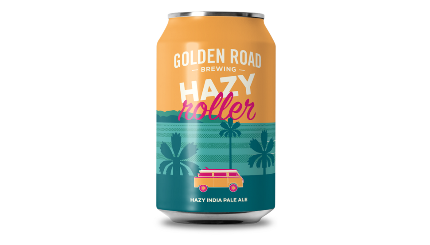 Order Golden Road Brewing Hazy Roller IPA 6x 12oz Cans food online from Liquor Palace store, Burbank on bringmethat.com