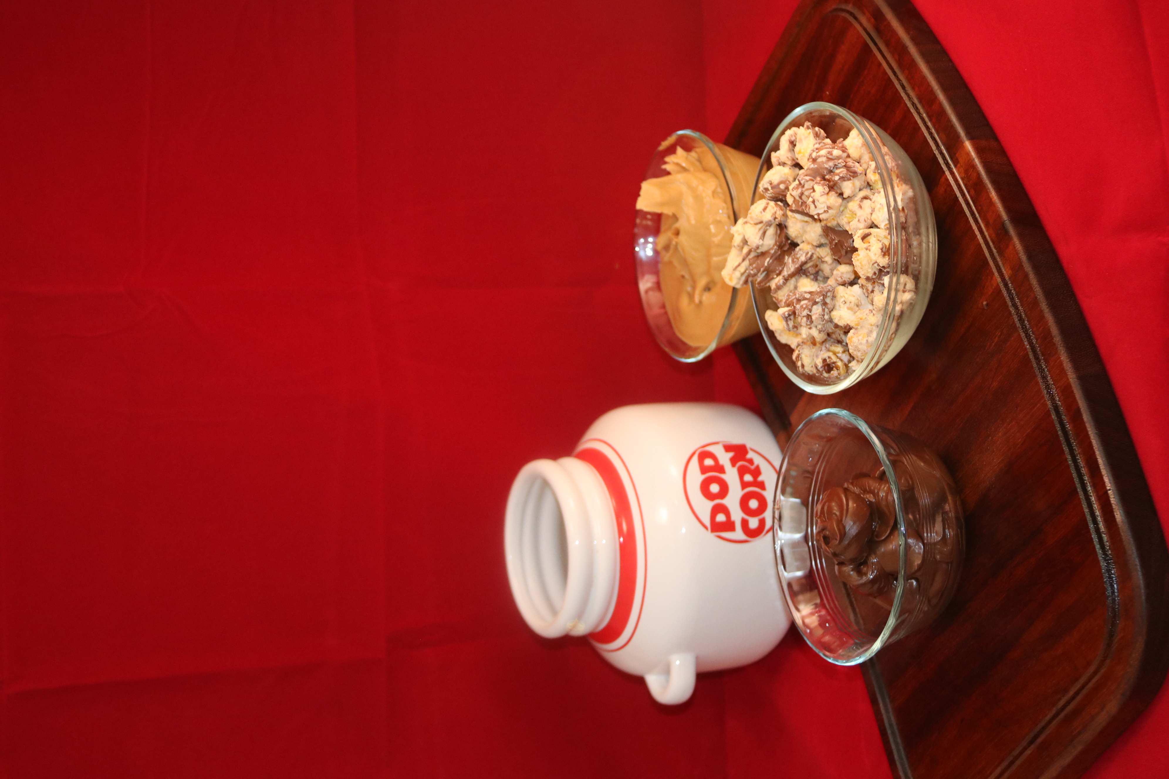 Order Peanut Butter & Chocolate Popcorn food online from Rooster Gourmet Popcorn store, South Jordan on bringmethat.com