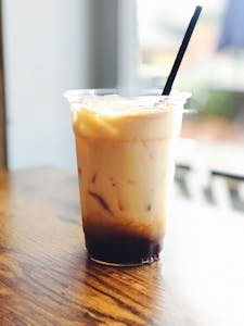 Order Iced Chai Latte food online from Rocket Beverage Co store, Dallas on bringmethat.com