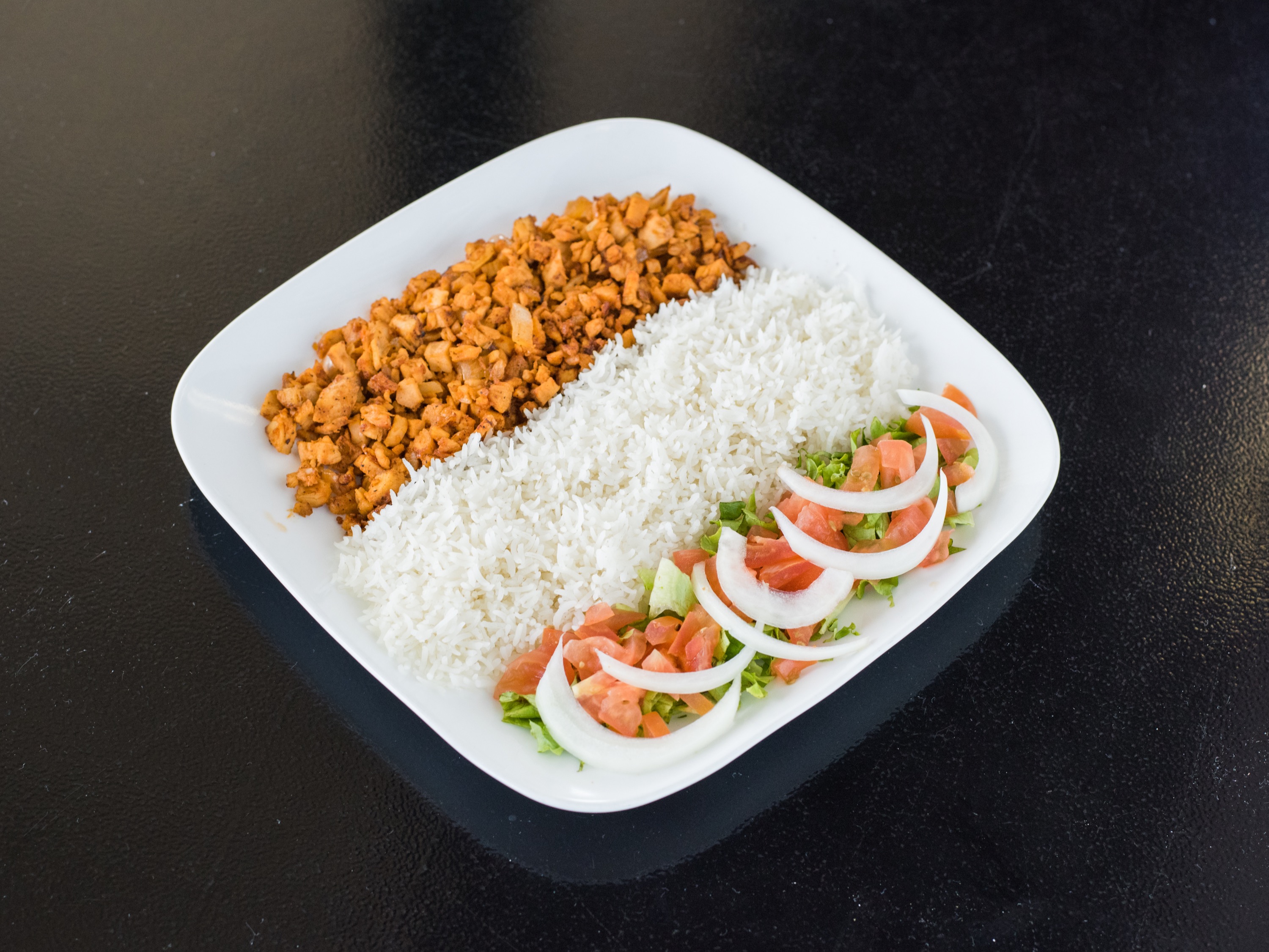Order Peri Peri Grilled Chicken ( Chopped) Rice Bowl food online from Mr. Bitez Mg store, Morton Grove on bringmethat.com