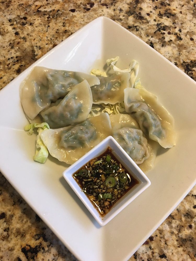 Order Dumplings food online from Noodle Q Home Style Fresh Noodles and Sushi store, Fresno on bringmethat.com