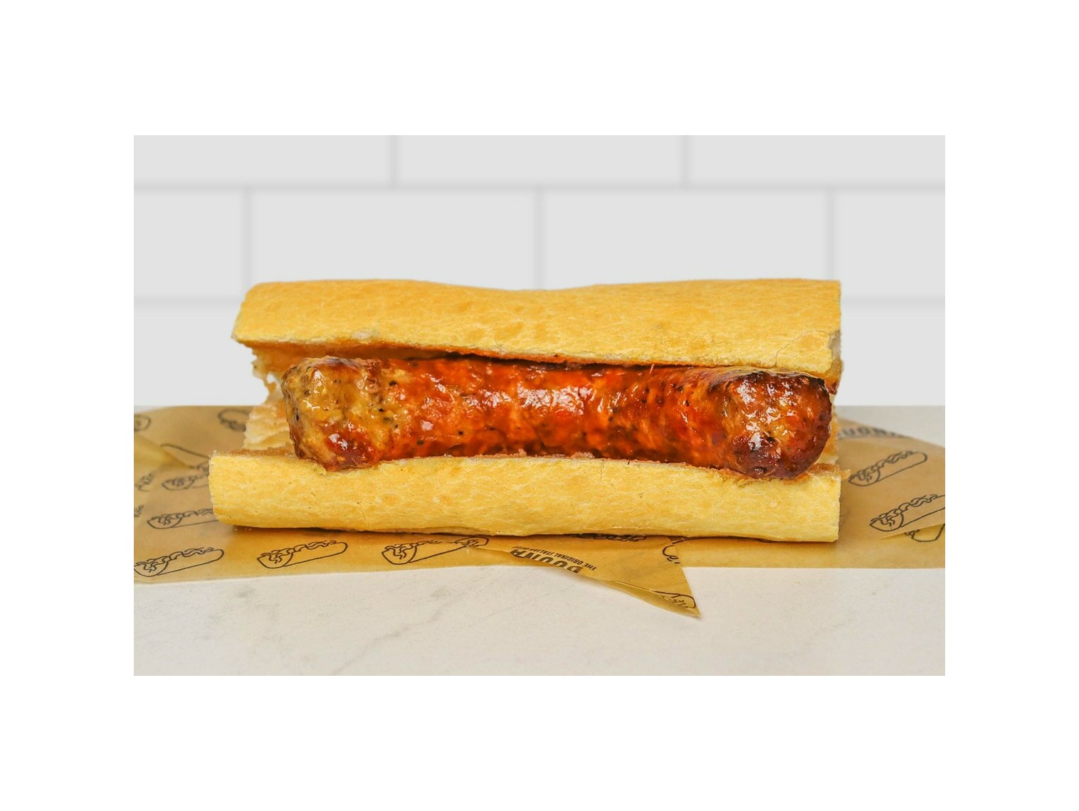 Order Charbroiled Italian Sausage Sandwich food online from Buona store, Naperville on bringmethat.com