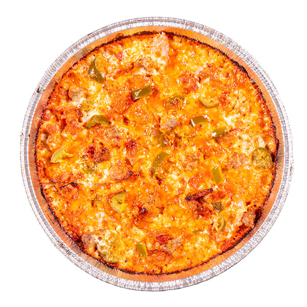 Order Hog Heaven 8" Pizza Bowl food online from Johnny's Pizza House on Greenwood Rd store, Shreveport on bringmethat.com