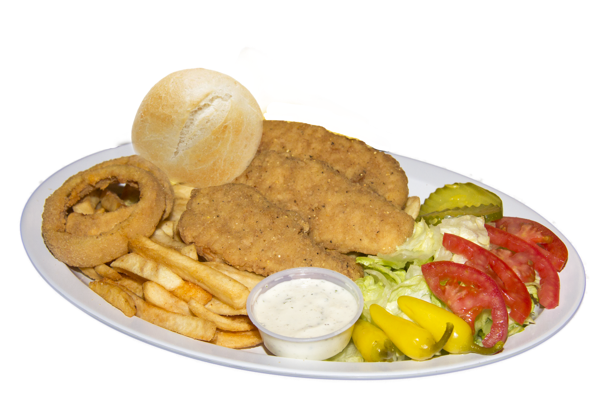 Order Chicken Strips Dinner food online from Savory Burger store, Long Beach on bringmethat.com