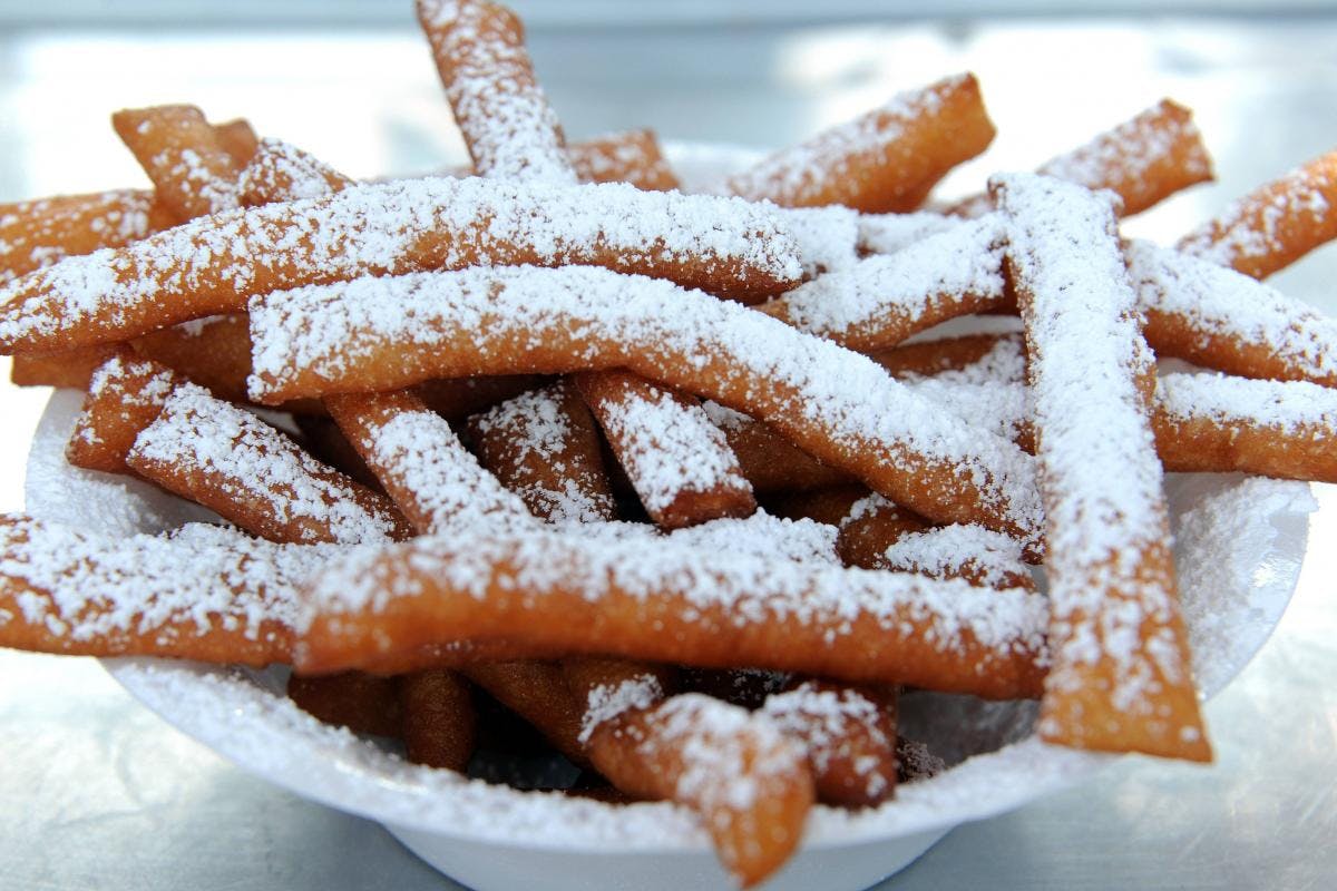 Order Funnel Cake Fries - Small food online from Roma Pizza store, West Berlin on bringmethat.com