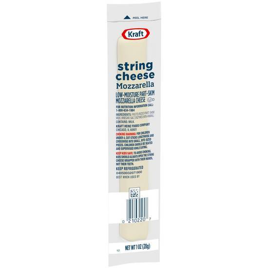 Order Kraft String Cheese Mozzarella 1oz food online from Extra Mile 3062 store, Vallejo on bringmethat.com