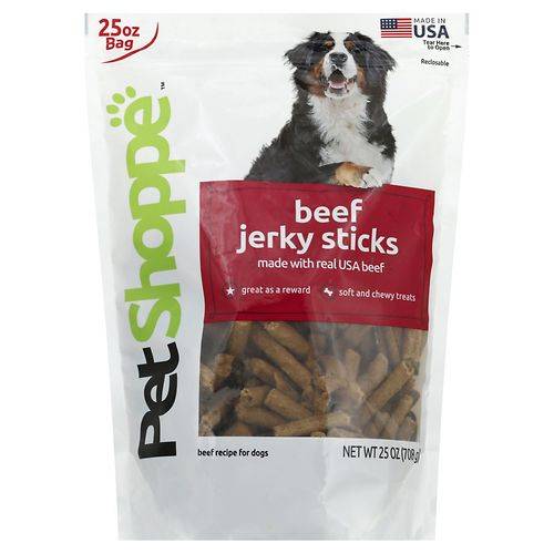 Order PetShoppe Beef Jerky Sticks - 25.0 oz food online from Walgreens store, MAINEVILLE on bringmethat.com