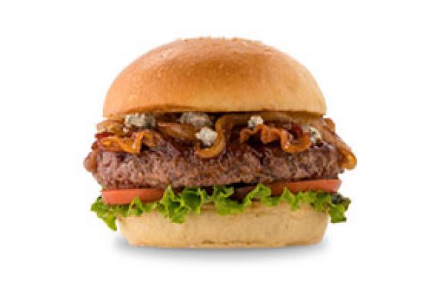 Order Bourbon Bleu Burger food online from Fuddruckers store, Ashburn on bringmethat.com