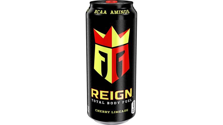 Order Reign Total Body Fuel Cherry Limeade food online from Trumbull Mobil store, Trumbull on bringmethat.com