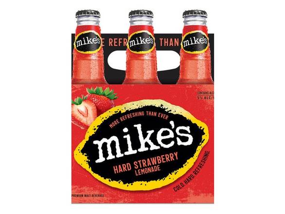 Order Mike's Hard Strawberry Lemonade - 6x 12oz Bottles food online from Southwest Liquor store, Thousand Oaks on bringmethat.com