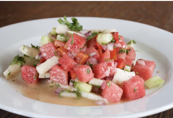 Order Watermelon Salad  (GF/VEG) food online from Los Sombreros store, Phoenix on bringmethat.com