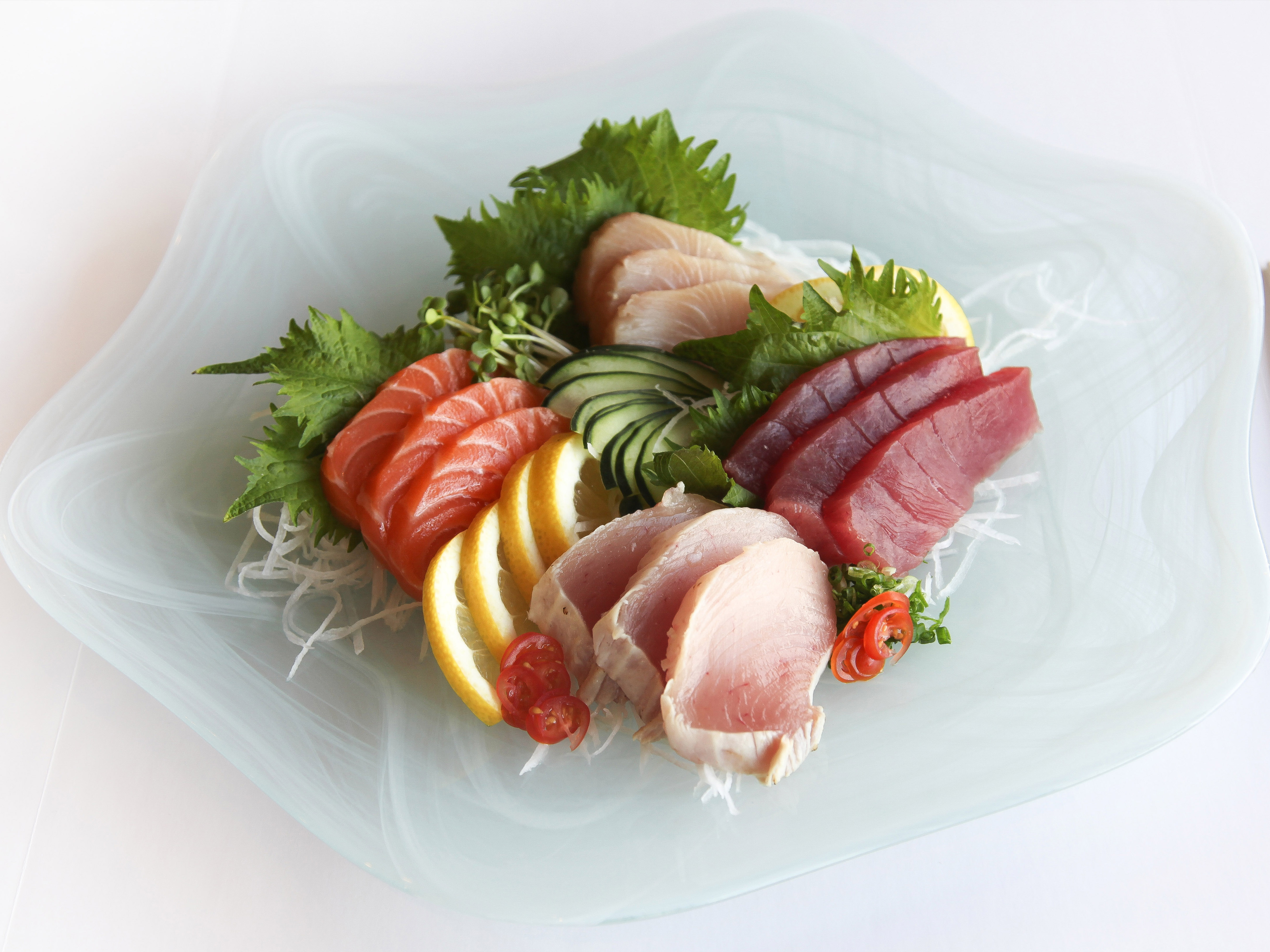 Order 12 Piece Sashimi Combo Special food online from Kazuki Sushi store, Los Angeles on bringmethat.com