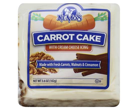 Order Nemos Carrot Cake food online from Extra Mile 2008 store, Oceanside on bringmethat.com