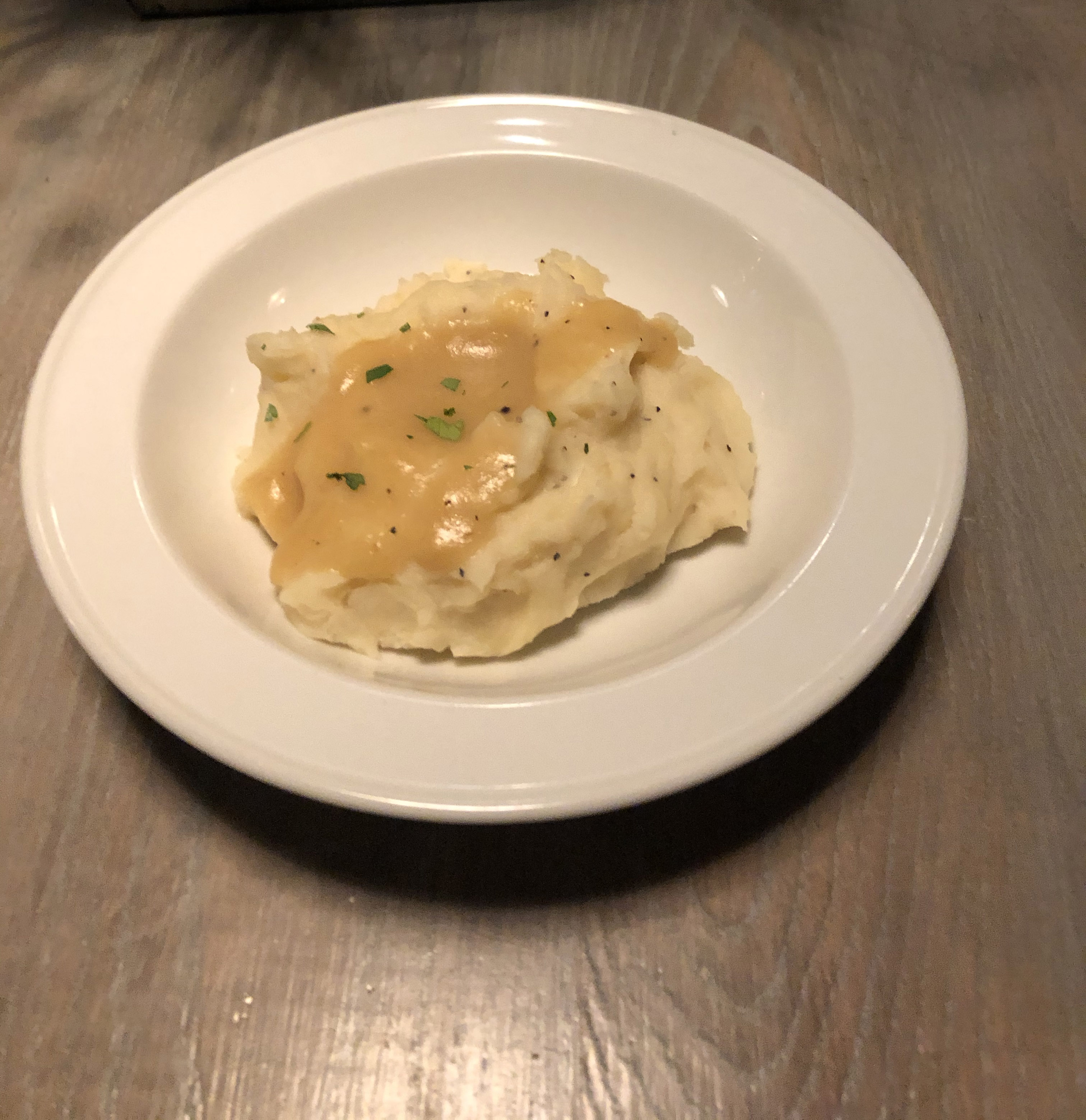 Order Mashed Potatoes and Gravy food online from Hollys Diner store, charlottsville on bringmethat.com