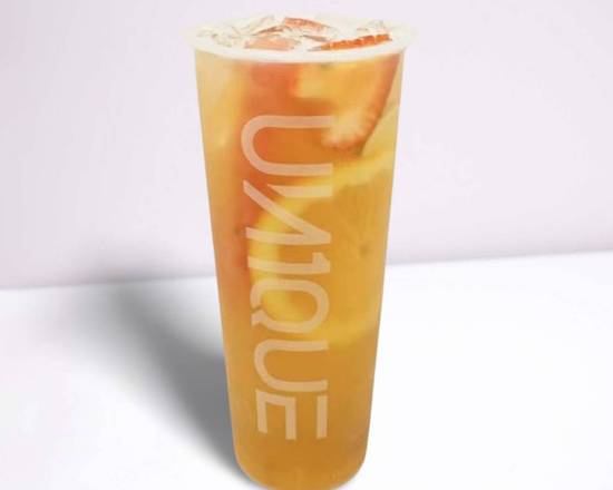 Order Super Fruit Tea 满杯水果茶 food online from Un1que Tea & Bar store, Hacienda Heights on bringmethat.com