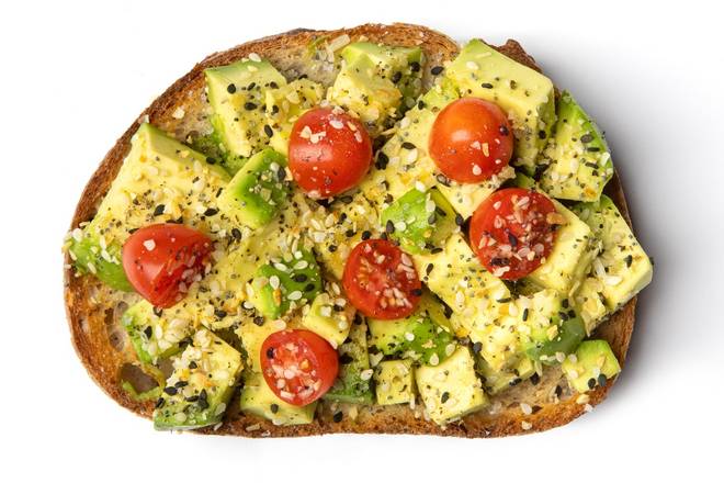 Order Everything Avocado Toast food online from Robeks Fresh Juices & Smoothies store, Camarillo on bringmethat.com