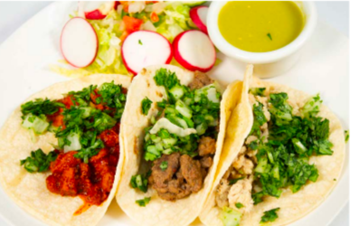 Order Tacos food online from Rico Elotes Y Mas store, Wichita on bringmethat.com