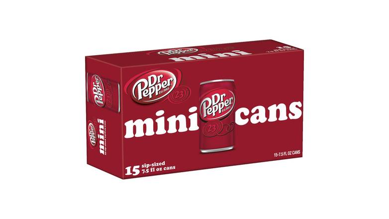Order Dr Pepper, Cans, 15 Pack food online from Red Roof Market store, Lafollette on bringmethat.com