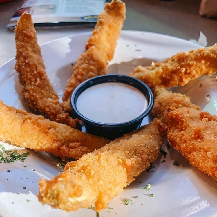 Order Fried Pickles food online from Pluckers Wing Bar store, Austin on bringmethat.com