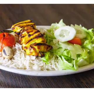Order Chicken Kabab Plate food online from Haji-Baba store, Tempe on bringmethat.com