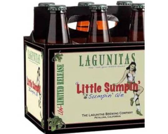 Order Lagunitas Little Sumpin IPA, 6pk-12oz bottle beer (6.2% ABV) food online from Cold Spring Liquor store, Liberty Hill on bringmethat.com