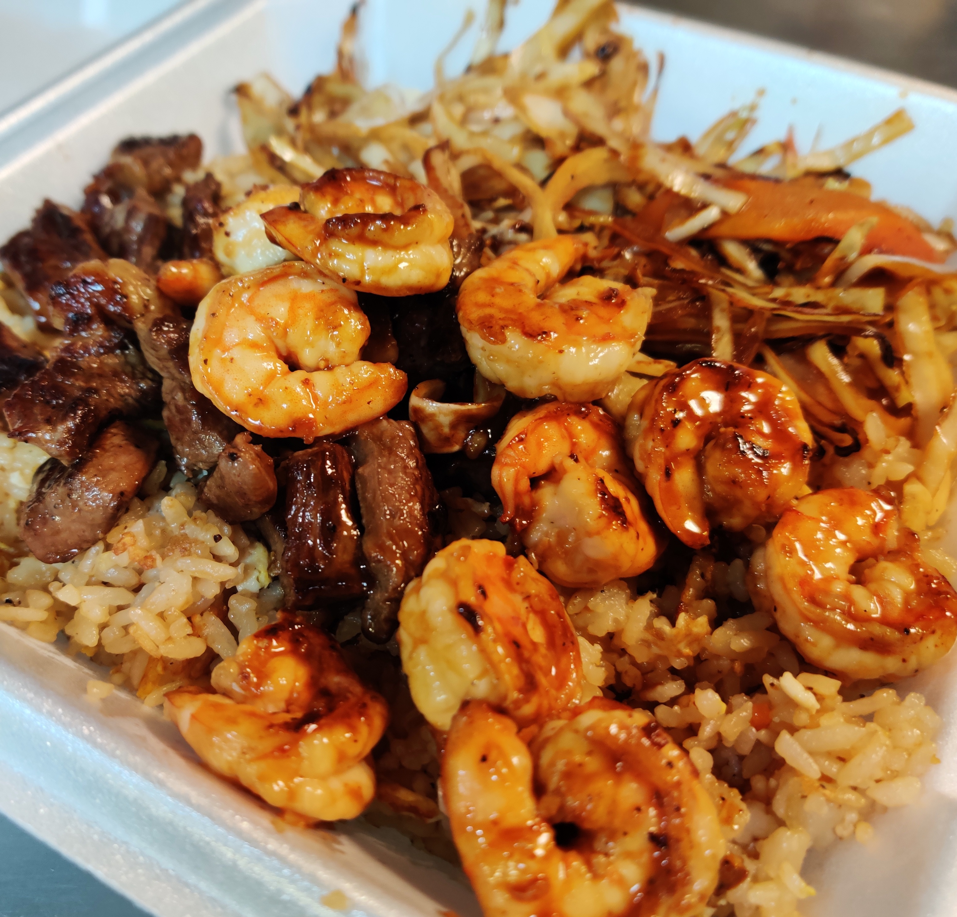 Order H8. Hibachi Steak and Shrimp food online from Mr. Hibachi store, Powell on bringmethat.com