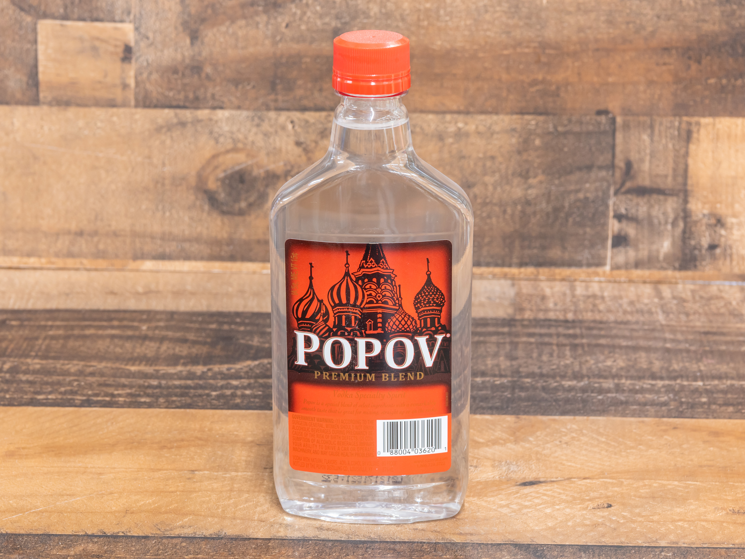 Order Popov Vodka 80 food online from Belvedere Liquor store, Santee on bringmethat.com