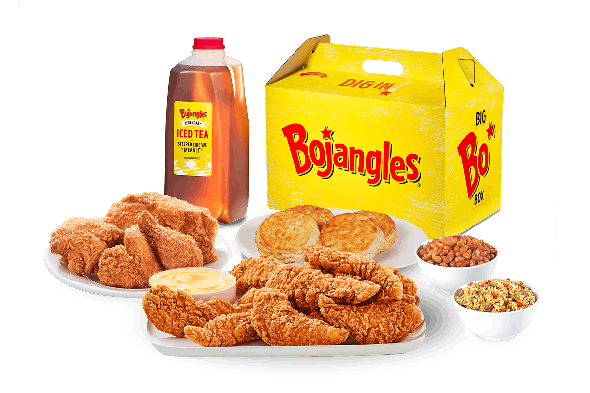 Order 12pc 4 Chicken & 8 Homestyle Tenders Meal - 10:30AM to Close food online from Bojangle's store, Asheville on bringmethat.com
