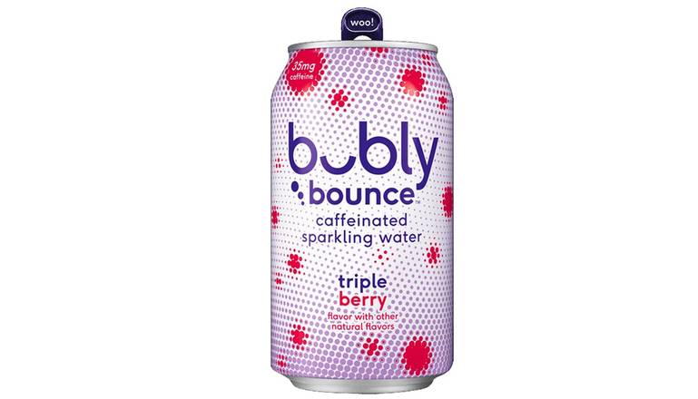 Order Bubly Bounce Triple Berry Sparkling Water food online from Pokeworks store, Providence on bringmethat.com