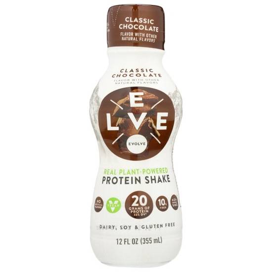 Order Evolve Plant Based Protein Shake Chocolate food online from Deerings Market store, Traverse City on bringmethat.com