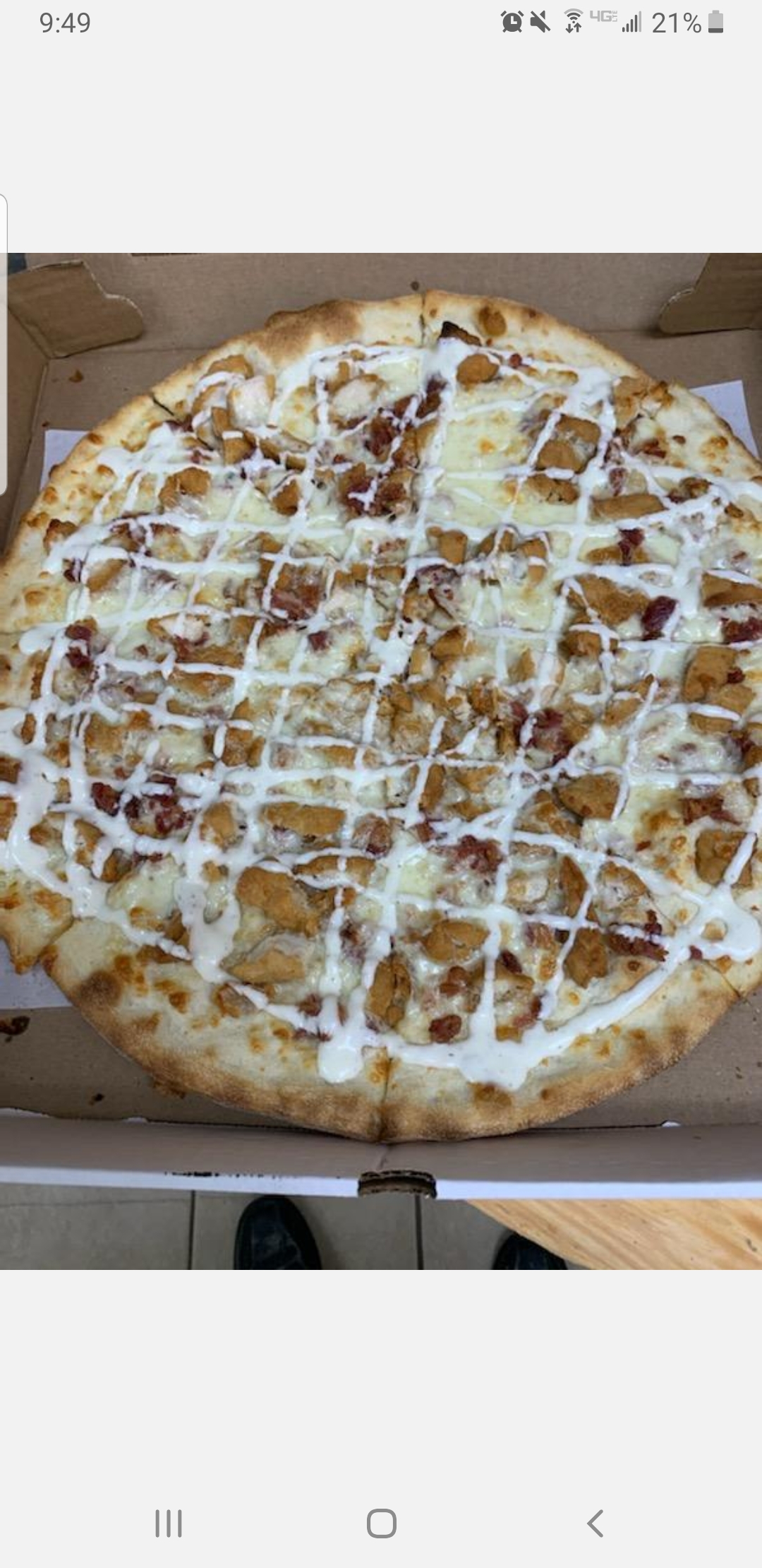 Order Crispy Chicken Bacon Ranch Pizza food online from Toscana Pizzeria store, Audubon on bringmethat.com