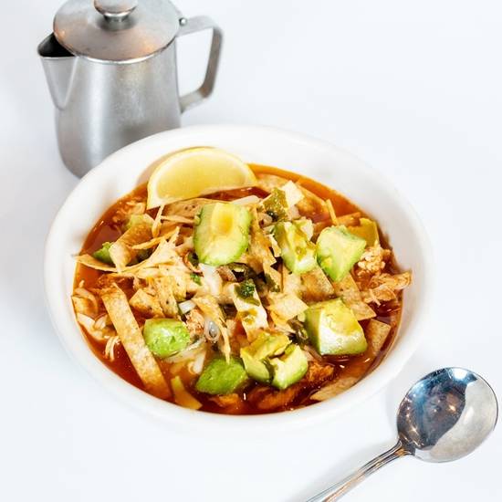 Order Chicken Tortilla Soup - Small food online from El Fenix store, Mesquite on bringmethat.com