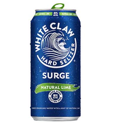 Order WHITE CLAW SURGE NATURAL LIME CAN 16OZ food online from Windy City Liquor Market store, El Cajon on bringmethat.com