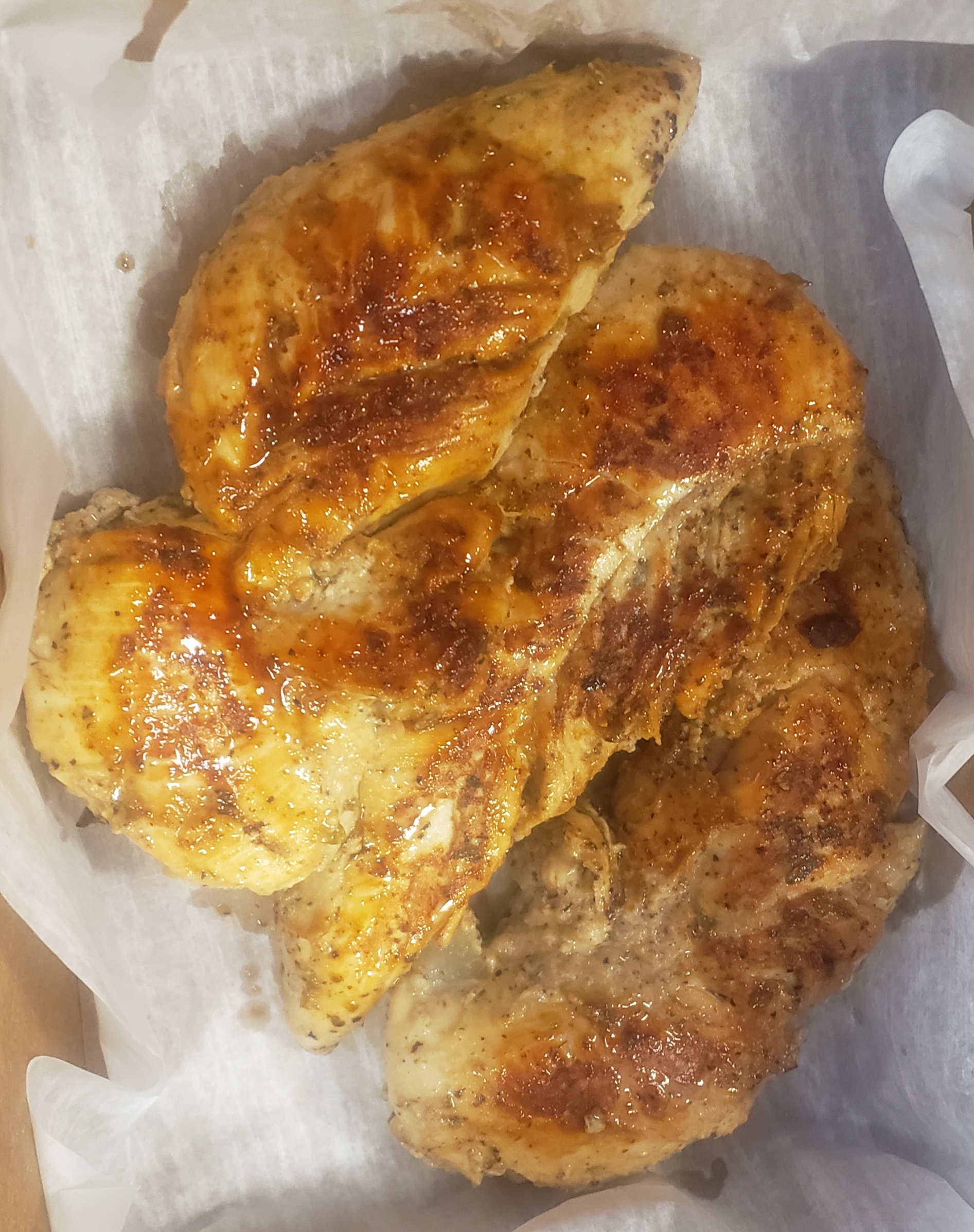 Order Side of Grilled Chicken food online from Gregory House Of Pizza store, Belmont on bringmethat.com