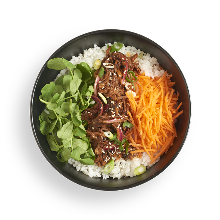 Order 69. spicy beef brisket + red onion donburi food online from Wagamama store, Boston on bringmethat.com