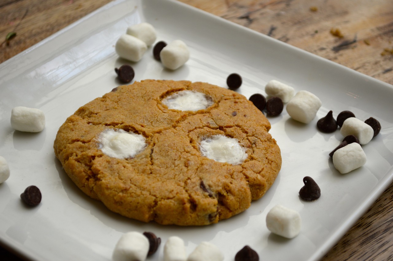 Order Signature S'mores Cookie food online from Baking Betty's store, Bloomington on bringmethat.com