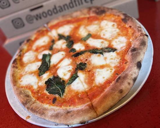 Order Margherita Pizza food online from Wood And Fire store, Pleasantville on bringmethat.com