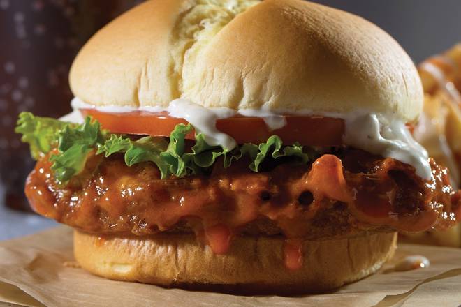 Order BUFFALO CHICKEN food online from Wayback Burgers store, Dover on bringmethat.com