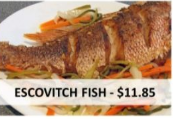 Order Escovitch Fish food online from Pepper & Spice Jamaican Restaurant store, Fort Wayne on bringmethat.com