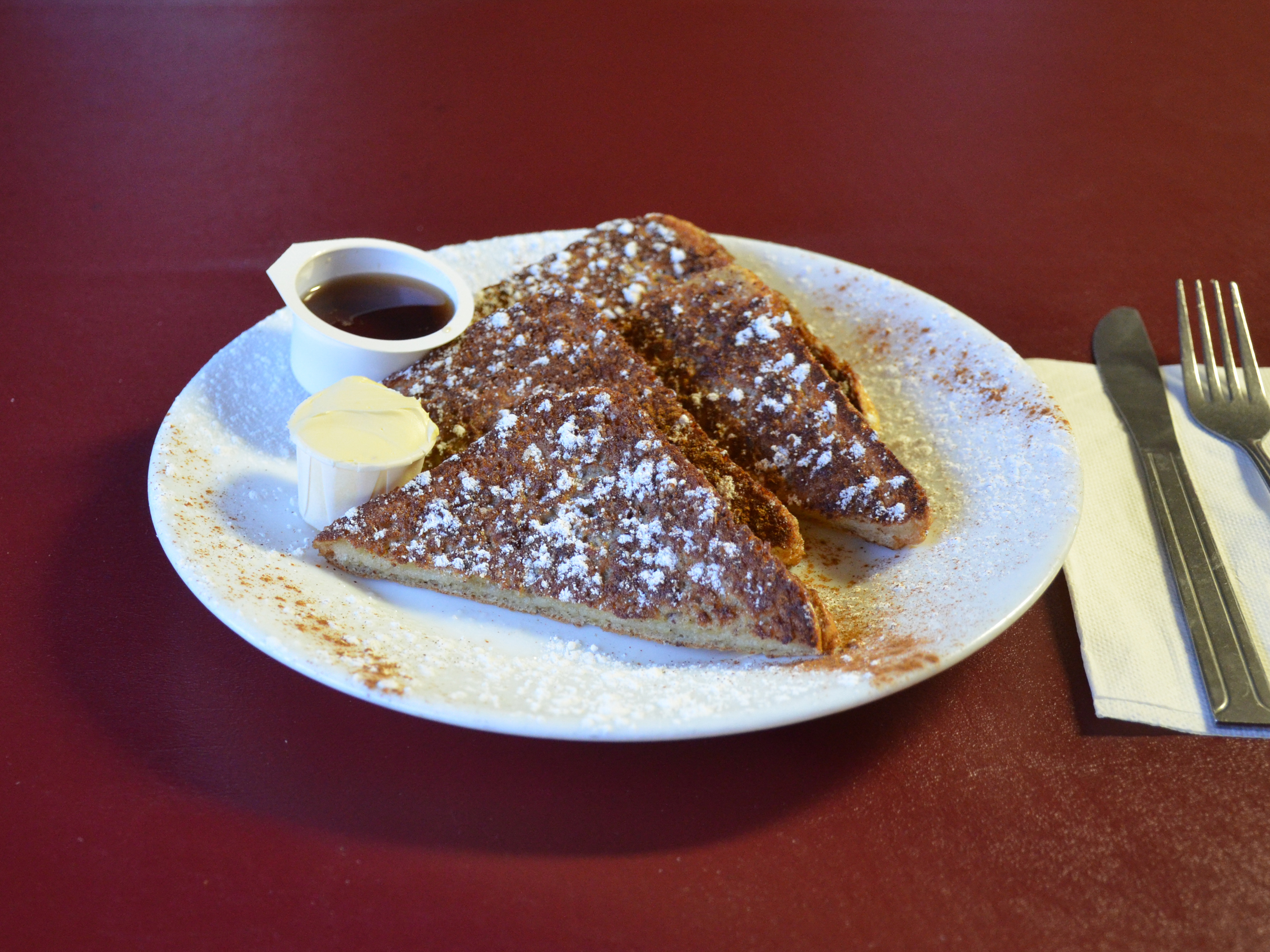 Order French Toast food online from Coles Front Street Inn store, Greenville on bringmethat.com
