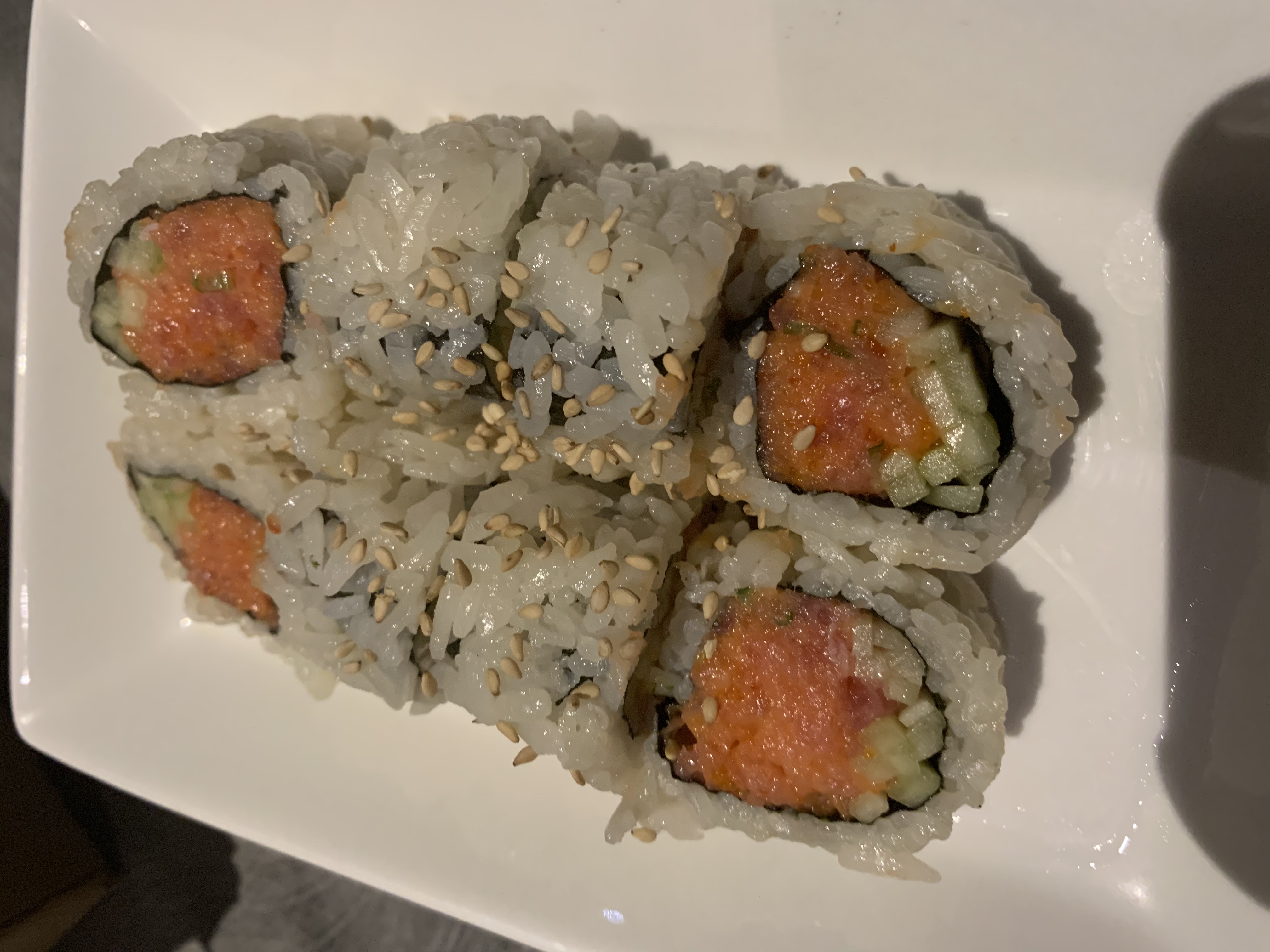 Order Spicy Tuna Roll food online from Sister Sushi store, Moorpark on bringmethat.com