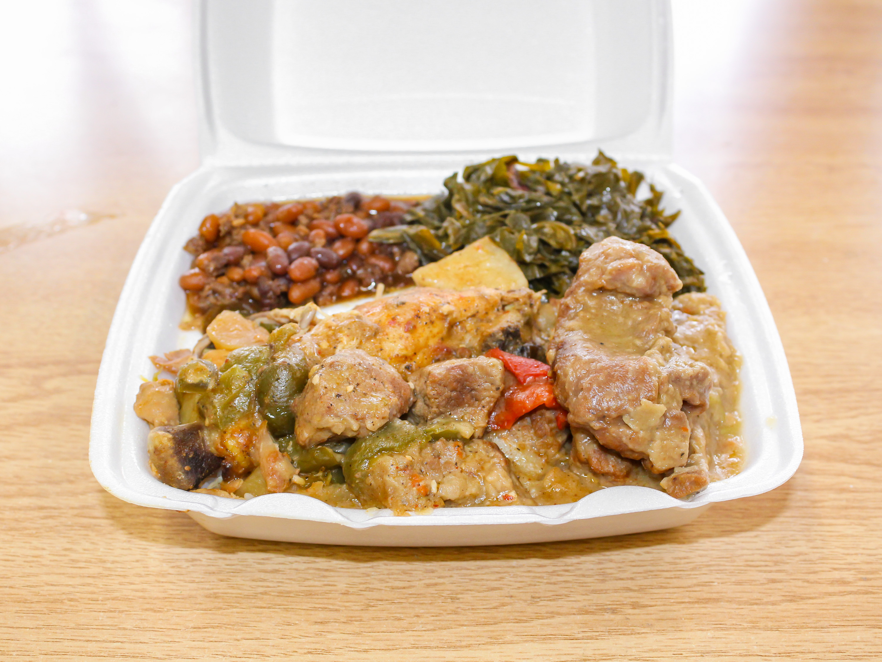 Order 3 Meat Combo food online from C & C Soul Food store, Rochester on bringmethat.com