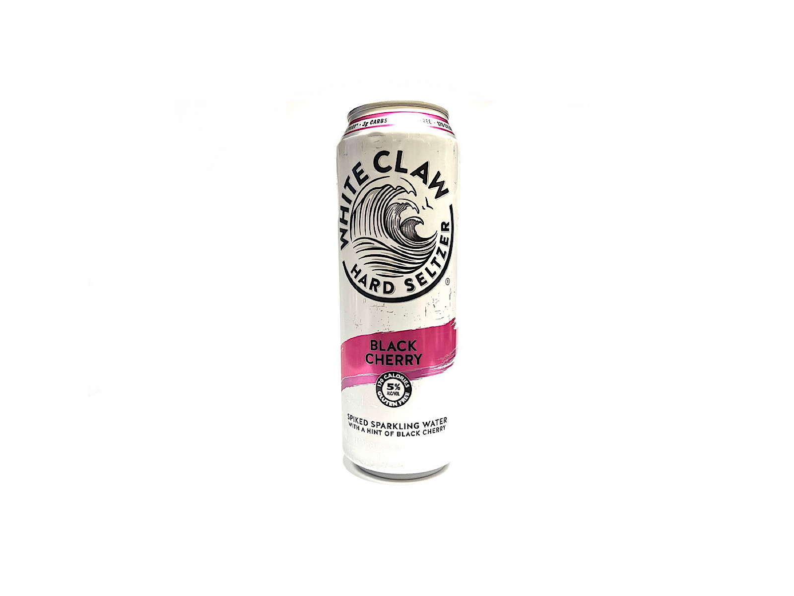 Order White Claw Black Cherry, 24 oz. Can food online from K-Town Beer & Wine Food Mart store, Los Angeles on bringmethat.com