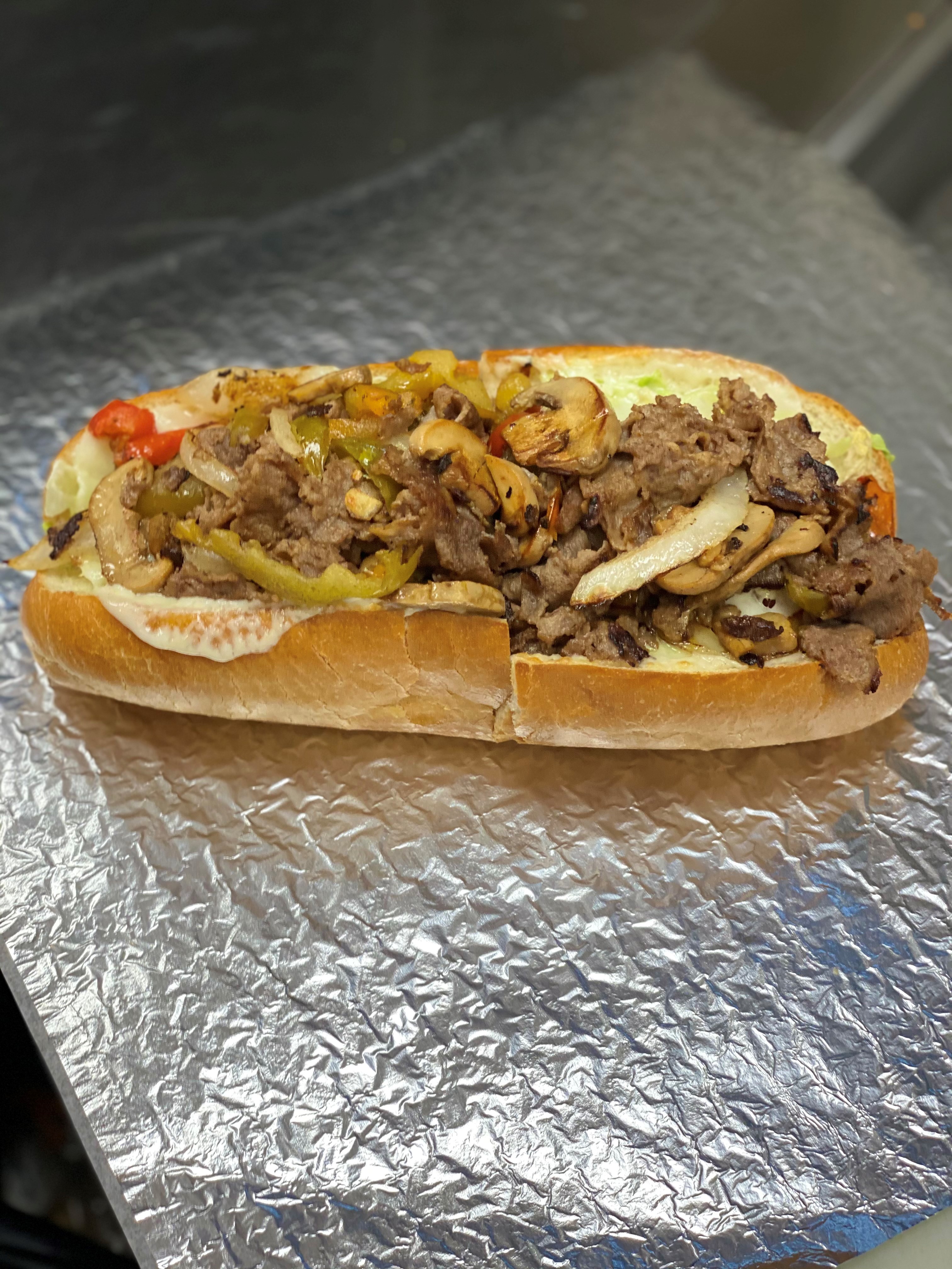 Order Steak and Cheese Sub food online from Three Brothers Pizza store, Greenbelt on bringmethat.com