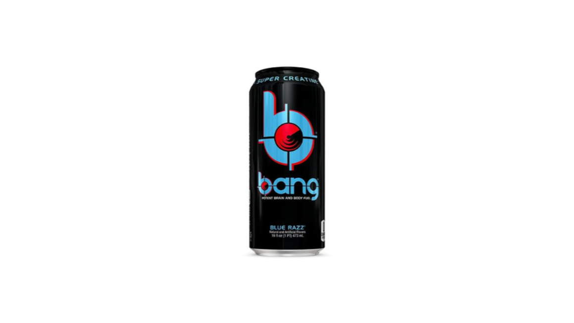 Order Bang Blue Razz 16 oz food online from Rebel store, Campbell on bringmethat.com