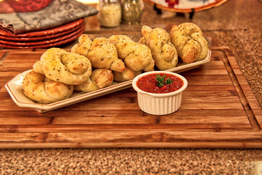 Order Garlic Knots food online from Pat Pizzeria store, Ithaca on bringmethat.com