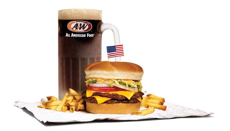 Order Papa Burger® Combo food online from A&W Restaurant store, Concord on bringmethat.com