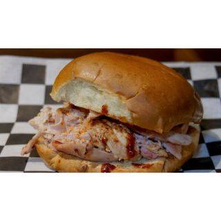 Order Pulled Chicken Sandwich food online from Sharko'S Bbq store, Naperville on bringmethat.com